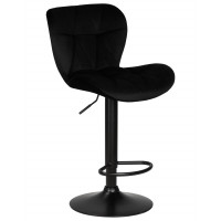 Стул барный DOBRIN BARNY BLACK (черный велюр (MJ9-101))