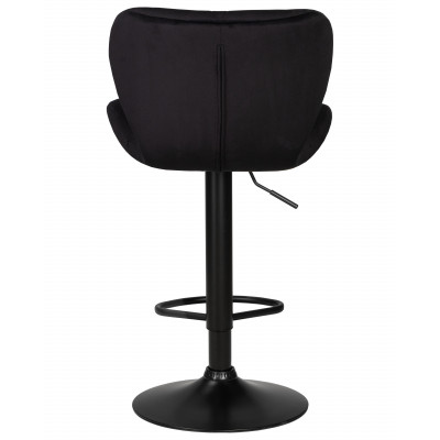 Стул барный DOBRIN BARNY BLACK (черный велюр (MJ9-101))