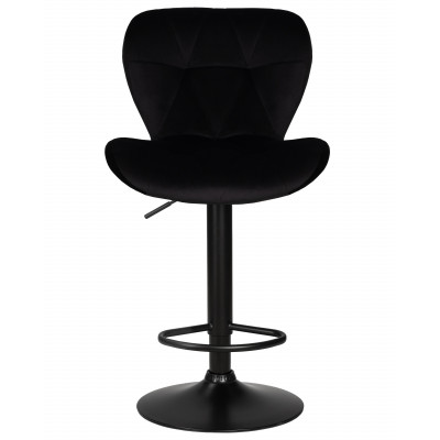 Стул барный DOBRIN BARNY BLACK (черный велюр (MJ9-101))