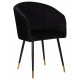 Стул обеденный DOBRIN MARY (черный велюр (1922-21))