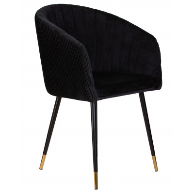 Стул обеденный DOBRIN MARY (черный велюр (1922-21))