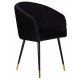 Стул обеденный DOBRIN MARY (черный велюр (1922-21))