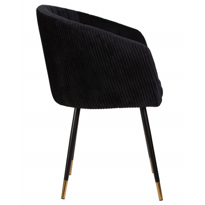 Стул обеденный DOBRIN MARY (черный велюр (1922-21))