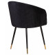 Стул обеденный DOBRIN MARY (черный велюр (1922-21))