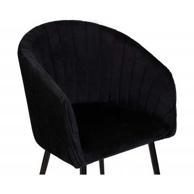 Стул обеденный DOBRIN MARY (черный велюр (1922-21))
