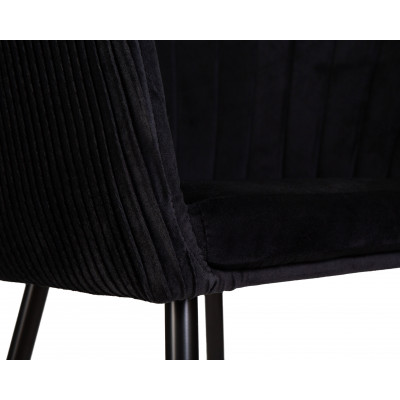 Стул обеденный DOBRIN MARY (черный велюр (1922-21))