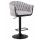 Стул барный DOBRIN LEON (серая ткань (LAR 275-17)) - купить в Екатеринбурге, в наличии