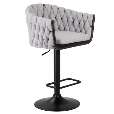 Стул барный DOBRIN LEON (серая ткань (LAR 275-17)) - купить в Екатеринбурге, в наличии