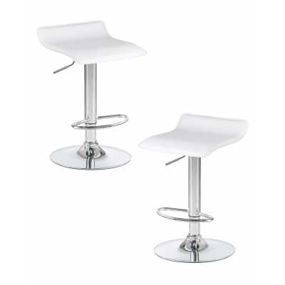 Набор 2 шт Стул барный DOBRIN TOMMY (белый) - купить в Екатеринбурге, в наличии