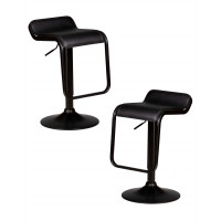 Набор 2 шт Стул барный DOBRIN CRACK BLACK (черный)