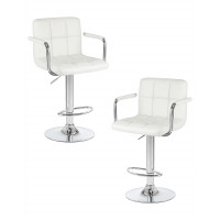 Набор 2 шт Стул барный DOBRIN KRUGER ARM (белый)