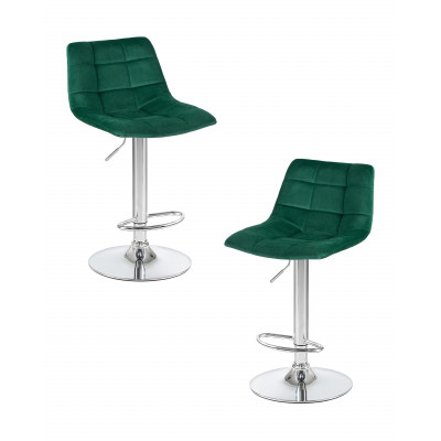Набор 2 шт Стул барный DOBRIN TAILOR (зеленый велюр (MJ9-88))