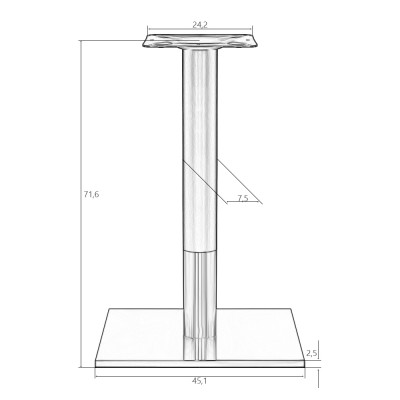 Подстолье обеденное DOBRIN VALENTINO - купить в Екатеринбурге, в наличии