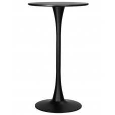 Стол барный MIA BAR (черная столешница, черное основание)