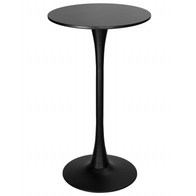 Стол барный MIA BAR (черная столешница, черное основание)