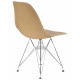 Набор 4 шт Стул обеденный DOBRIN DSR (ножки хром, цвет бежевый (GR-03)) - купить в Екатеринбурге, в наличии