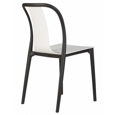 Набор 4 шт Стул обеденный DOBRIN ADAM (черный/белый) - купить в Екатеринбурге, в наличии