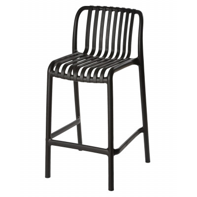 Набор 4 шт Стул полубарный DOBRIN CHLOE (черный)