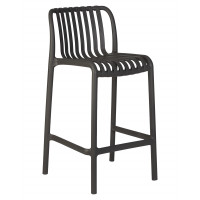 Стул полубарный DOBRIN CHLOE (темно-серый (GR-04))