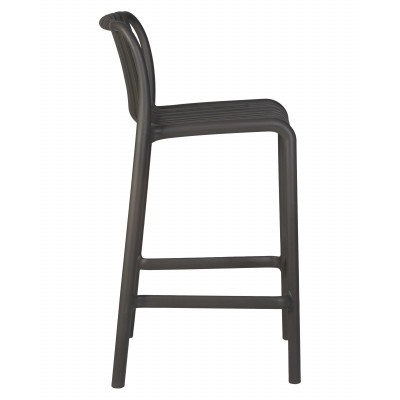 Стул полубарный DOBRIN CHLOE (темно-серый (GR-04))