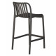 Стул полубарный DOBRIN CHLOE (темно-серый (GR-04))
