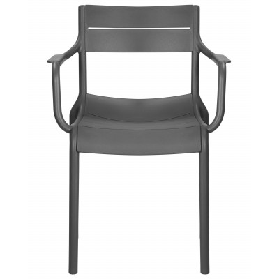 Стул обеденный DOBRIN TIM ARM (темно-серый (GR-04))
