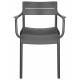 Стул обеденный DOBRIN TIM ARM (темно-серый (GR-04))