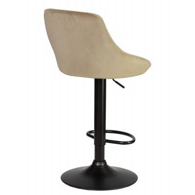 Стул барный DOBRIN LOGAN BLACK (мокко велюр (MJ9-9))