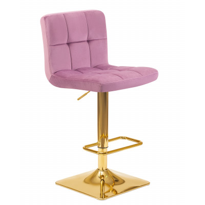 Набор 2 шт Стул барный DOBRIN GOLDIE (пудрово-сиреневый велюр (MJ9-52))