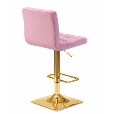 Набор 2 шт Стул барный DOBRIN GOLDIE (пудрово-сиреневый велюр (MJ9-52))