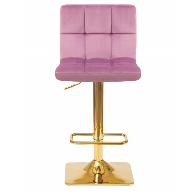 Набор 2 шт Стул барный DOBRIN GOLDIE (пудрово-сиреневый велюр (MJ9-52))