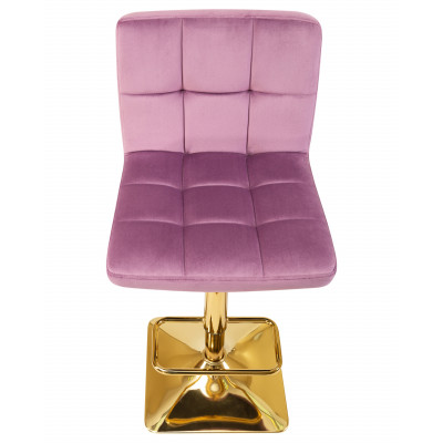Набор 2 шт Стул барный DOBRIN GOLDIE (пудрово-сиреневый велюр (MJ9-52))