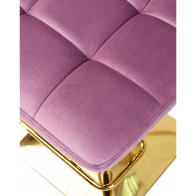 Набор 2 шт Стул барный DOBRIN GOLDIE (пудрово-сиреневый велюр (MJ9-52))