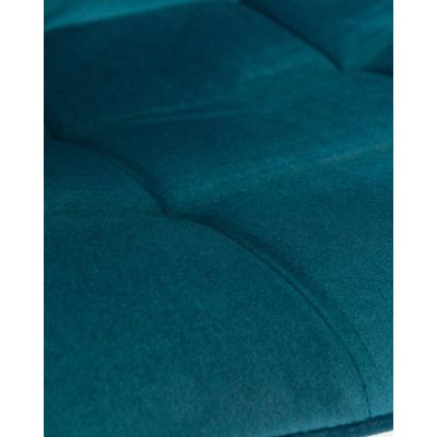 Набор 2 шт Стул барный DOBRIN TAILOR WHITE (морской волны велюр (MJ9-99))