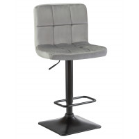 Стул барный DOBRIN DOMINIC (серый велюр (MJ9-75))