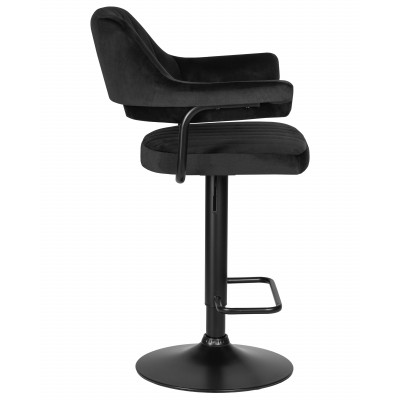 Набор 2 шт Стул барный DOBRIN CHARLY BLACK (черный велюр (MJ9-101)) - купить в Екатеринбурге, в наличии