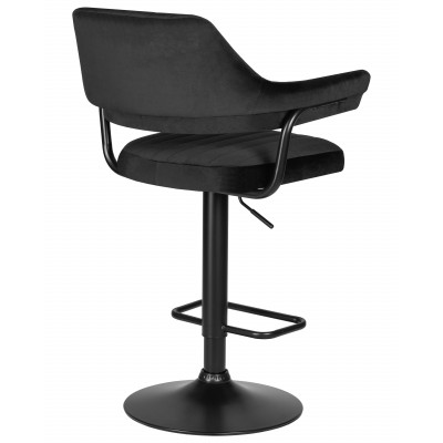 Набор 2 шт Стул барный DOBRIN CHARLY BLACK (черный велюр (MJ9-101)) - купить в Екатеринбурге, в наличии