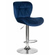 Набор 2 шт Стул барный DOBRIN BARNY (синий велюр (MJ9-117)) - купить в Екатеринбурге, в наличии