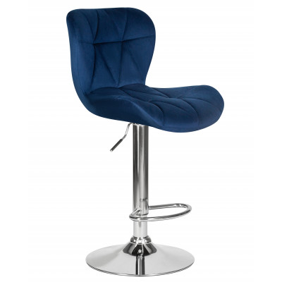 Набор 2 шт Стул барный DOBRIN BARNY (синий велюр (MJ9-117)) - купить в Екатеринбурге, в наличии
