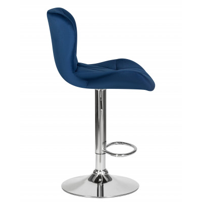 Набор 2 шт Стул барный DOBRIN BARNY (синий велюр (MJ9-117)) - купить в Екатеринбурге, в наличии