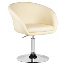 Кресло дизайнерское DOBRIN EDISON (кремовый)