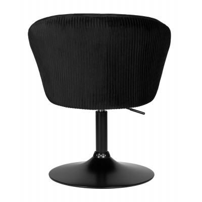 Кресло дизайнерское DOBRIN EDISON BLACK (черный велюр (1922-21)) - купить в Екатеринбурге, в наличии