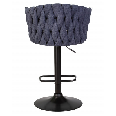 Стул барный DOBRIN LEON (синяя ткань (LAR-275-29))
