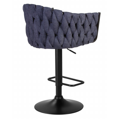 Стул барный DOBRIN LEON (синяя ткань (LAR-275-29))