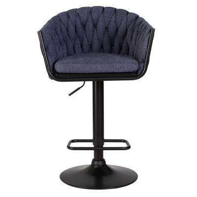 Стул барный DOBRIN LEON (синяя ткань (LAR-275-29))