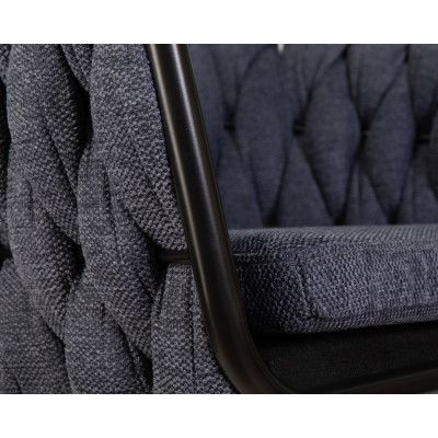 Стул барный DOBRIN LEON (синяя ткань (LAR-275-29))