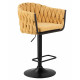 Набор 2 шт Стул барный DOBRIN LEON (жёлтая ткань (LAR 275-8)) - купить в Екатеринбурге, в наличии