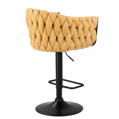 Набор 2 шт Стул барный DOBRIN LEON (жёлтая ткань (LAR 275-8)) - купить в Екатеринбурге, в наличии