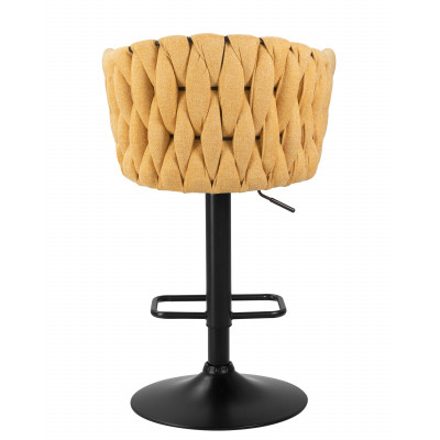 Набор 2 шт Стул барный DOBRIN LEON (жёлтая ткань (LAR 275-8)) - купить в Екатеринбурге, в наличии