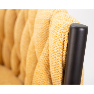 Набор 2 шт Стул барный DOBRIN LEON (жёлтая ткань (LAR 275-8)) - купить в Екатеринбурге, в наличии